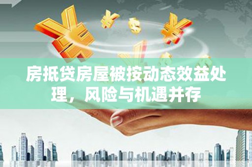 湖口房抵贷房屋被按动态效益处理，风险与机遇并存
